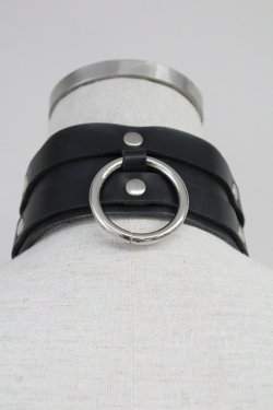 画像2: Na+H / ダブルベルトチョーカー  ブラック T-25-07-14-039-PU-AC-YM-ZT