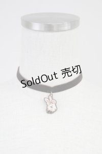 axes femme / ベロアラビットチョーカー  ブラウン系 T-25-07-14-040-AX-AC-YM-ZT