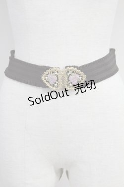 画像1: axes femme POETIQUE / ハートローズゴムベルト  ゴールド T-25-07-14-041-AX-ZA-OW-ZT445-F009