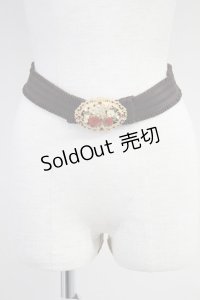 axes femme / いちごモチーフゴムベルト  ゴールド T-25-07-14-045-AX-ZA-OW-ZT