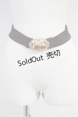 画像1: axes femme / いちごモチーフゴムベルト  ゴールド T-25-07-14-045-AX-ZA-OW-ZT
