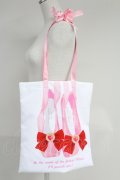 RoseMarie seoir / セーラームーンストア × RoseMarie seoir/etude ballet bag/セーラーちびムーン  シロ×ピンク T-25-07-14-048-LO-BG-OW-ZT