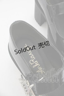 画像10: Ank Rouge / ビジューバックル厚底メリージェーン M クロ T-25-07-14-051-CA-SH-OW-ZT387