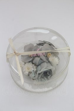 画像5: PINK HOUSE / ギンガムフラワーコサージュ  グレー×サックスチェック T-25-07-14-009-LO-ZA-IG-ZT