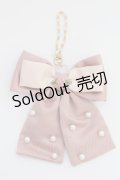 m petit by misako / AM*NIPLリボンBCC  ピンク T-25-07-14-010-LO-ZA-IG-ZT424-F003