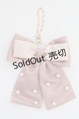 m petit by misako / AM*NIPLリボンBCC  ピンク T-25-07-14-010-LO-ZA-IG-ZT424-F003
