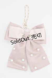 m petit by misako / AM*NIPLリボンBCC  ピンク T-25-07-14-010-LO-ZA-IG-ZT424-F003