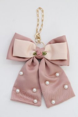 画像1: m petit by misako / AM*NIPLリボンBCC  ピンク T-25-07-14-010-LO-ZA-IG-ZT