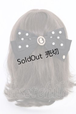 画像1: m petit by misako / AM*NIPLバレッタ  クロ T-25-07-14-017-LO-AC-IG-ZT424-F003