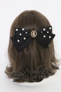 m petit by misako / AM*NIPLバレッタ  クロ T-25-07-14-018-LO-AC-IG-ZT