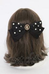 m petit by misako / AM*NIPLバレッタ  クロ T-25-07-14-018-LO-AC-IG-ZT437-F006
