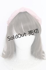 m petit by misako / NINA'sコラボ AM*NIリボンカチューシャ  ピンク T-25-07-14-020-LO-AC-IG-ZT432-F003