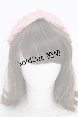 画像1: m petit by misako / NINA'sコラボ AM*NIリボンカチューシャ  ピンク T-25-07-14-021-LO-AC-IG-ZT432-F003