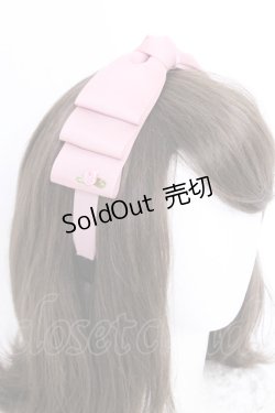 画像2: m petit by misako / NINA'sコラボ AM*NIリボンカチューシャ  ピンク T-25-07-14-021-LO-AC-IG-ZT432-F003