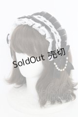 LOLITA他 / ヘッドドレスクリップ  クロ×シロ T-25-07-14-023-LO-AC-IG-ZT