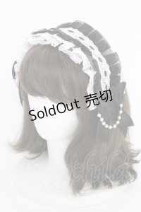 LOLITA他 / ヘッドドレスクリップ  クロ×シロ T-25-07-14-023-LO-AC-IG-ZT