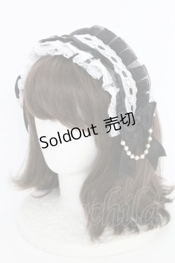 画像1: LOLITA他 / ヘッドドレスクリップ  クロ×シロ T-25-07-14-023-LO-AC-IG-ZT