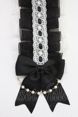 画像5: LOLITA他 / ヘッドドレスクリップ  クロ×シロ T-25-07-14-023-LO-AC-IG-ZT