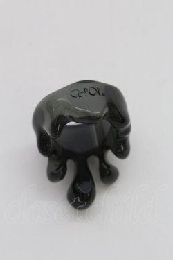 画像2: Q-pot. / クリアブラックメルトリング  クリアブラック T-25-07-14-024-QP-AC-OW-ZT