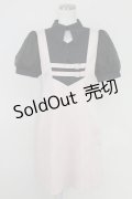 EAT ME / ダブルベルトドッキングワンピース  ピンクｘ黒 T-25-07-17-029-LO-OP-AS-ZS