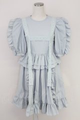 Pain（lilLilly） / ハーネスデザインワンピース  サックス T-25-07-17-032-LO-OP-AS-ZS