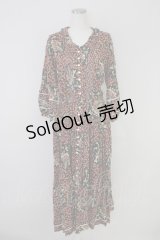 PINK HOUSE /いちごプリントワンピース  黒 T-25-07-17-039-LO-OP-AS-ZT313