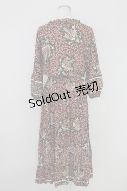 画像2: PINK HOUSE /いちごプリントワンピース  黒 T-25-07-17-039-LO-OP-AS-ZT313