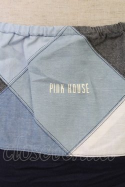 画像3: PINK HOUSE / カットソー切替ワンピース  紺 T-25-07-17-041-LO-OP-AS-ZT