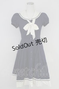 Victorian maiden / マリンブラウスワンピース  紺 T-25-07-17-042-CL-OP-AS-ZS