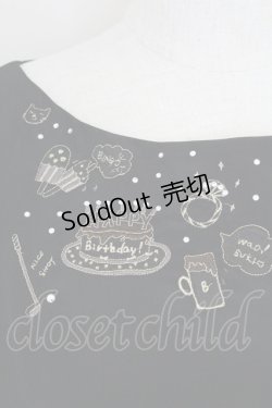 画像4: Franche Lippee / 刺繍半袖ワンピース  黒 T-25-07-17-044-LO-OP-HI-ZS