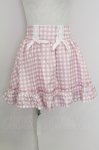 画像1: LIZ LISA / ギンガムスカパン  ピンク T-25-07-17-047-LO-SK-HI-ZT517 (1)