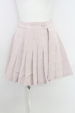 画像1: LIZ LISA / チェックプリーツスカパン  ピンク T-25-07-17-048-LO-SK-HI-ZT