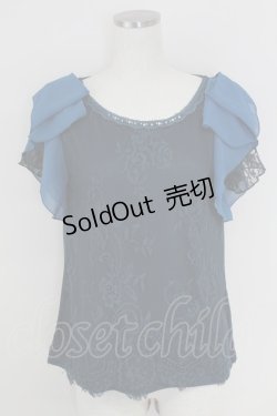 画像1: axes femme / トップス  青緑 T-25-07-17-054-AX-TO-HI-ZS
