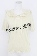 PINK HOUSE / ピコフリルフードカットソー  イエロー T-25-07-17-007-LO-TO-AS-ZS