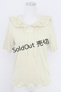 PINK HOUSE / ピコフリルフードカットソー  イエロー T-25-07-17-007-LO-TO-AS-ZS