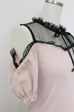 画像3: Ank Rouge / オフショルリブトップス  ピンク T-25-07-17-013-CA-TO-HI-ZT