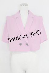LOITAその他 / ショートジャケット  ピンク T-25-07-17-014-PU-CO-HI-ZS