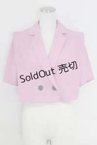 LOITAその他 / ショートジャケット  ピンク T-25-07-17-014-PU-CO-HI-ZT
