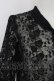 画像3: axes femme POETIQUE / フラワーレースシアーブルゾン  黒 T-25-07-17-020-AX-TO-AS-ZT (3)