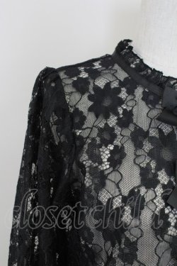 画像3: DearMyLove / レースカーディガン  黒 T-25-07-17-021-EL-TO-AS-ZT