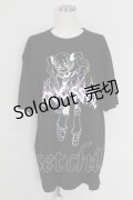 (買取対象外) / ガールプリントTシャツ  黒 T-25-07-17-022-LO-TS-HI-ZS