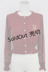 axes femme kawaii / 2023年福袋カーディガン M レッド T-25-07-22-004-AX-TO-SA-ZT