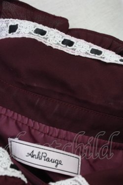 画像5: Ank Rouge / ハシゴレースワンピース M ワイン T-25-07-22-007-CA-OP-SA-ZT