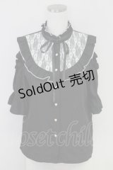 LOLITAその他(お買取対象外) / レースヨーク肩空きブラウス M ブラック T-25-07-22-008-LO-BL-SA-ZT