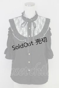 LOLITAその他(お買取対象外) / レースヨーク肩空きブラウス M ブラック T-25-07-22-008-LO-BL-SA-ZT