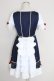 画像2: To Alice / 白雪姫ワンピース S ネイビー T-25-07-22-010-LO-OP-SA-ZT (2)