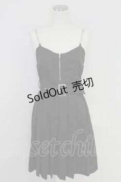画像1: Jamie エーエヌケー / チェーンプリーツワンピース M ブラック T-25-07-22-012-LO-OP-SA-ZT