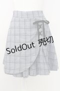 axes femme / レースアップキュロット M チャコール T-25-07-22-021-AX-PA-SA-ZT