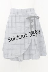 axes femme / レースアップキュロット M チャコール T-25-07-22-021-AX-PA-SA-ZT