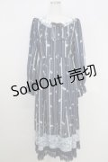 axes femme / red Labelロングワンピ M ネイビー T-25-07-24-027-AX-OP-SA-ZI